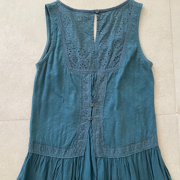 Anthropologie | Meadow Rue Embroidered Peplum Tank - Picture 5 of 5